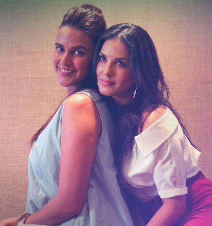 neha dhupia and sunny leone on no filter neha chat show