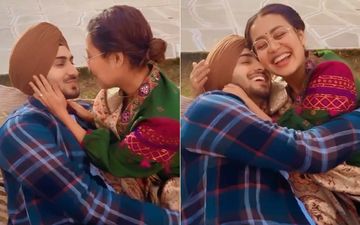 Neha Kakkar Shares BTS Video Of Khyaal Rakhya Kar; Plays Rohanpreet Singh’s Mother And Smothers Him With Love- VIDEO