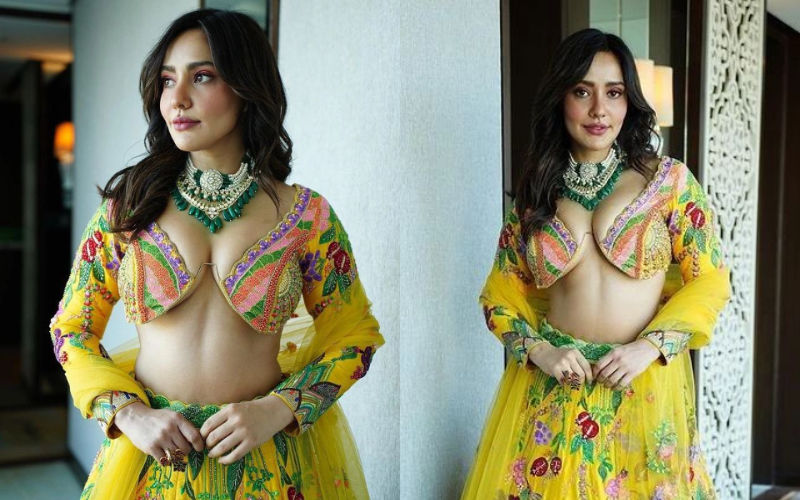 Neha Sharma Mercilessly Trolled For Wearing Cleavage Revealing Blouse At A Fashion Show; Netizen Says, ‘Cheap Isse Acha Pehno Hi Mat Kuch’