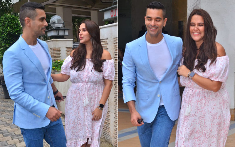 Neha Dhupia And Angad Bedi Take Time Off Baby Duty, Step Out For A Lunch Date In The City – Pictures