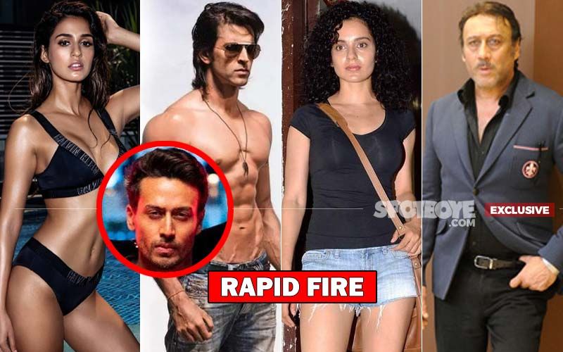 RAPID FIRE: Tiger Shroff Reacts On What If He Wakes Up As Disha Patani, Hrithik Roshan, Kangana Ranaut, Jackie Shroff?- EXCLUSIVE