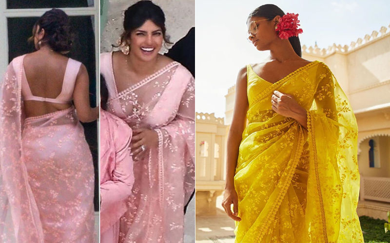 Priyanka Chopra Should Have Chosen Yellow Over Peachy-Pink For Her Sabyasachi Saree?