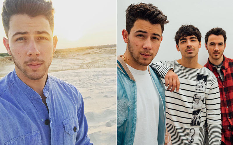 Nick And The Jonas Brothers Shooting 'Something' For The Happiness Begins Tour; View Picture