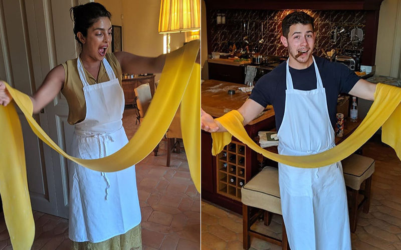 Priyanka Chopra And Nick Jonas Cook Pasta For Each Other On Their Date Night; Isn't That Romantic?
