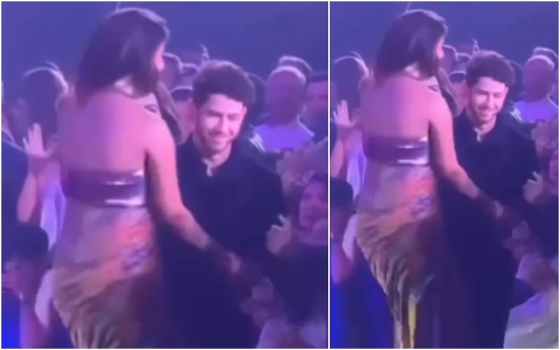 VIRAL! Nick Jonas Fixing Wife Priyanka Chopra’s Dress After Her Performance On Gallan Goodiyaan Is Winning Hearts; Netizens Say, ‘National Jiju Is Gentleman’