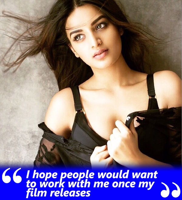 nidhhi agerwal talks about her future in bollywood in an exclusive interview while promoting munna michael 