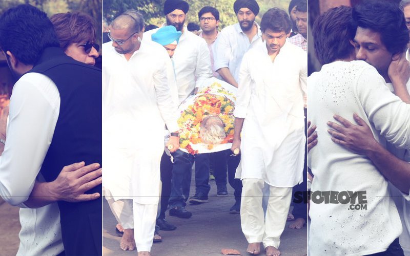 Nikhil Dwivedi’s Father Passes Away, Shah Rukh & Abhishek Spotted At The Funeral