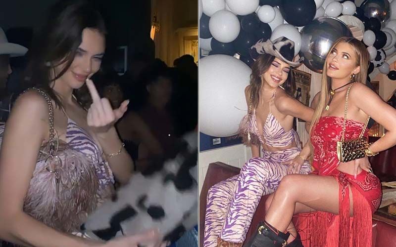 Kylie Jenner Shares A Video Of Kendall Jenner Showing Her Middle Finger; Captions It Ken Out Of Ken
