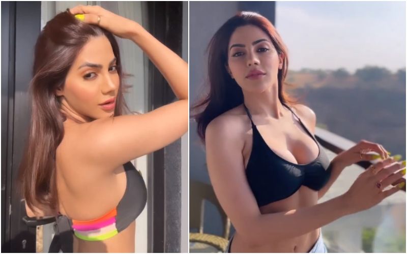 Bigg Boss 14 Fame Nikki Tamboli Leaves The Internet Drooling In A Sexy Black Bikini Bralette; Old Video Goes VIRAL