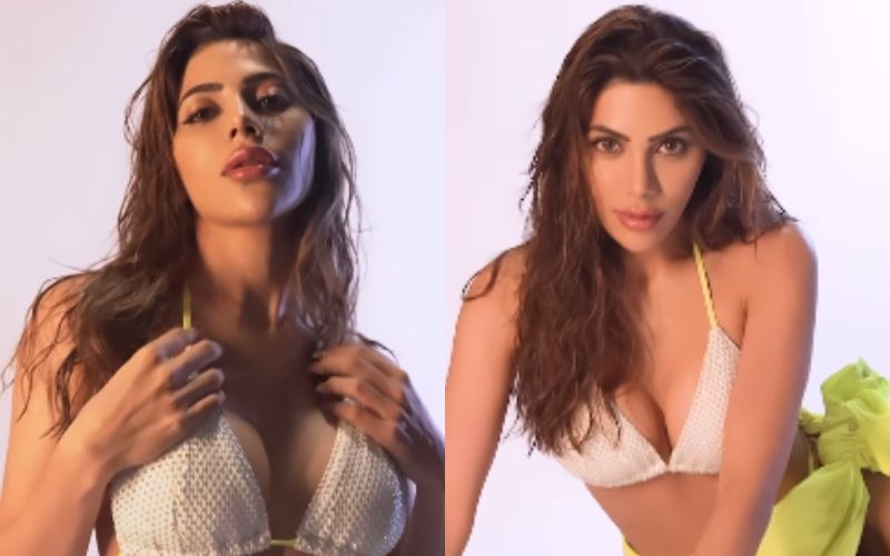 Nikki Tamboli Flaunts Her Curvaceous Figure In A Yellow-White Bikini; Internet Says, ‘So Hot And Beautiful’- Watch VIDEO