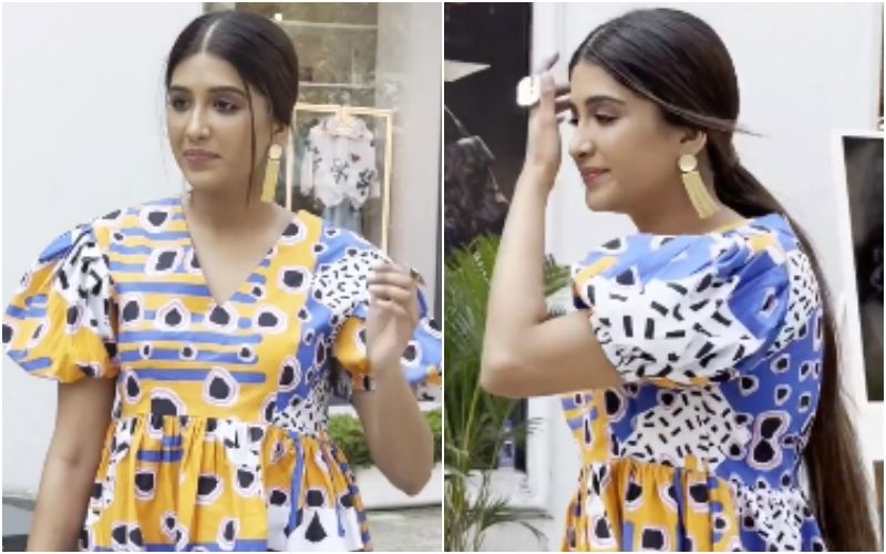 Nimrit Kaur Ahluwalia Gets BRUTALLY Trolled For Wearing A Multi-Colour Flare Dress; Netizens Say, ‘Aunty Doesn’t Have Dressing Sense’