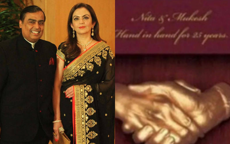 800px x 500px - DID YOU KNOW Nita Ambani-Mukesh Ambani Got Their Hand-In-Hand Casting In  GOLD On Their 25th Wedding Anniversary? Read To Know More