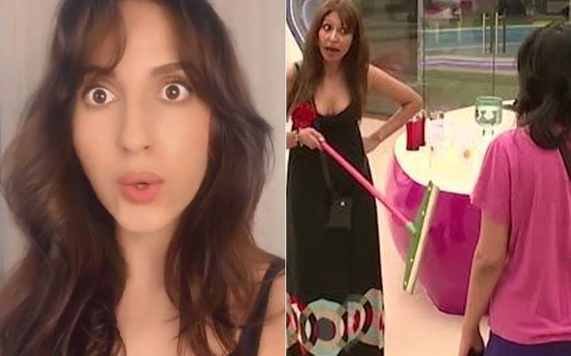Nora Fatehi Recreates Iconic ‘Pooja, What Is This Behaviour’ Fight From Bigg Boss; It’s All The Drama You Need Amid Lockdown-WATCH