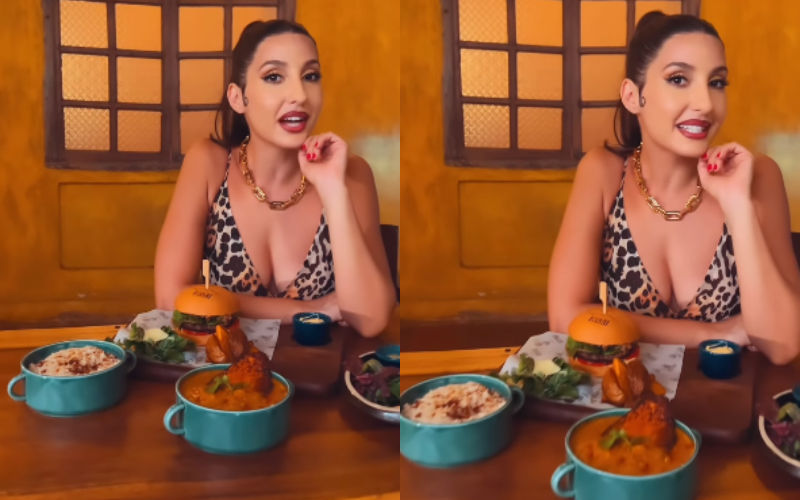 Nora Fatehi Shares Smoking HOT Video As She Chills In Goa, Actress Shows Off Her Cleavage While Relishing On Lip-Smacking Food