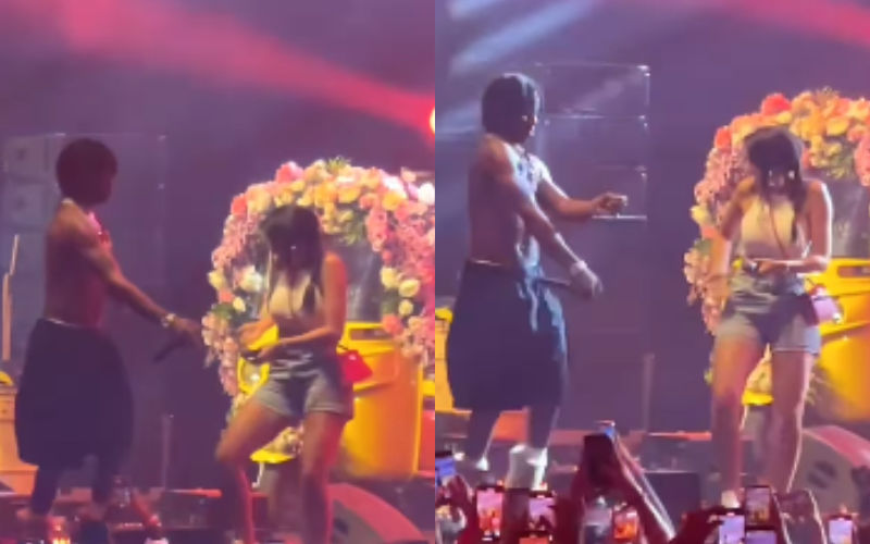 Nora Fatehi Makes 'Calm Down' Singer Rema Dance To 'Naach Meri Rani' During His Mumbai Concert; Fans Go Wow-See VIDEO