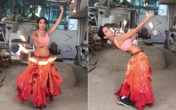 नोरा फतेही ने 2 दिन में साकी-साकी गाने के लिए सीखा खतरनाक फायर डांस, सोशल मीडिया पर वीडियों वायरल