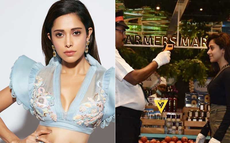 After Rashami Desai, Nushrat Bharucha Cooperates With The Guard Testing For COVID-19 As She Goes Grocery Shopping - PIC