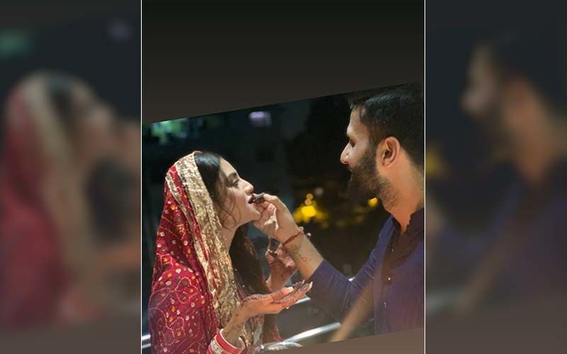 Nusrat Jahan Celebrates Her First Karva Chauth, Shares Pic On Instagram