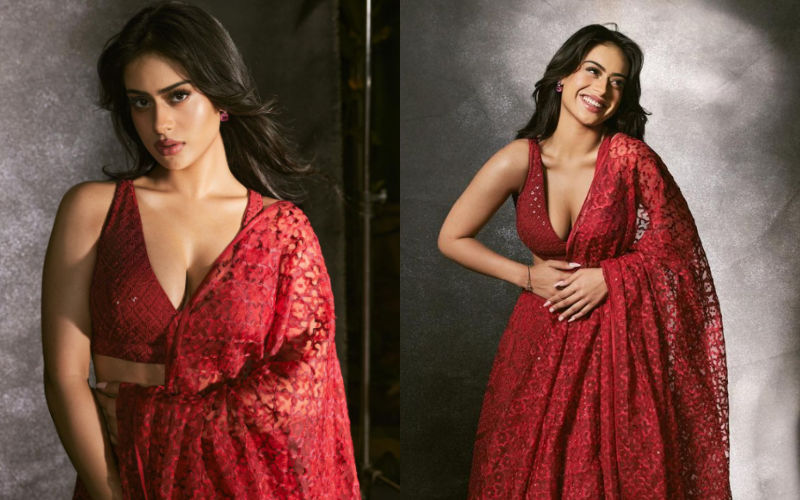 Ajay Devgn’s Daughter Nysa Dons A Sexy Avatar As She Shows Off Her Cleavage In Red Lehenga; Fans Say ‘She Looks So Much Like Kajol’-See PICS