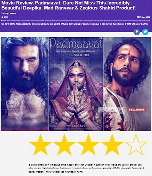 padmaavat review