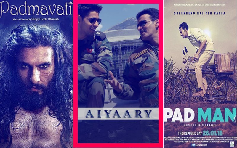 OMG! Padmavati Plans To FIGHT Padman, Aiyaary CHICKENS OUT