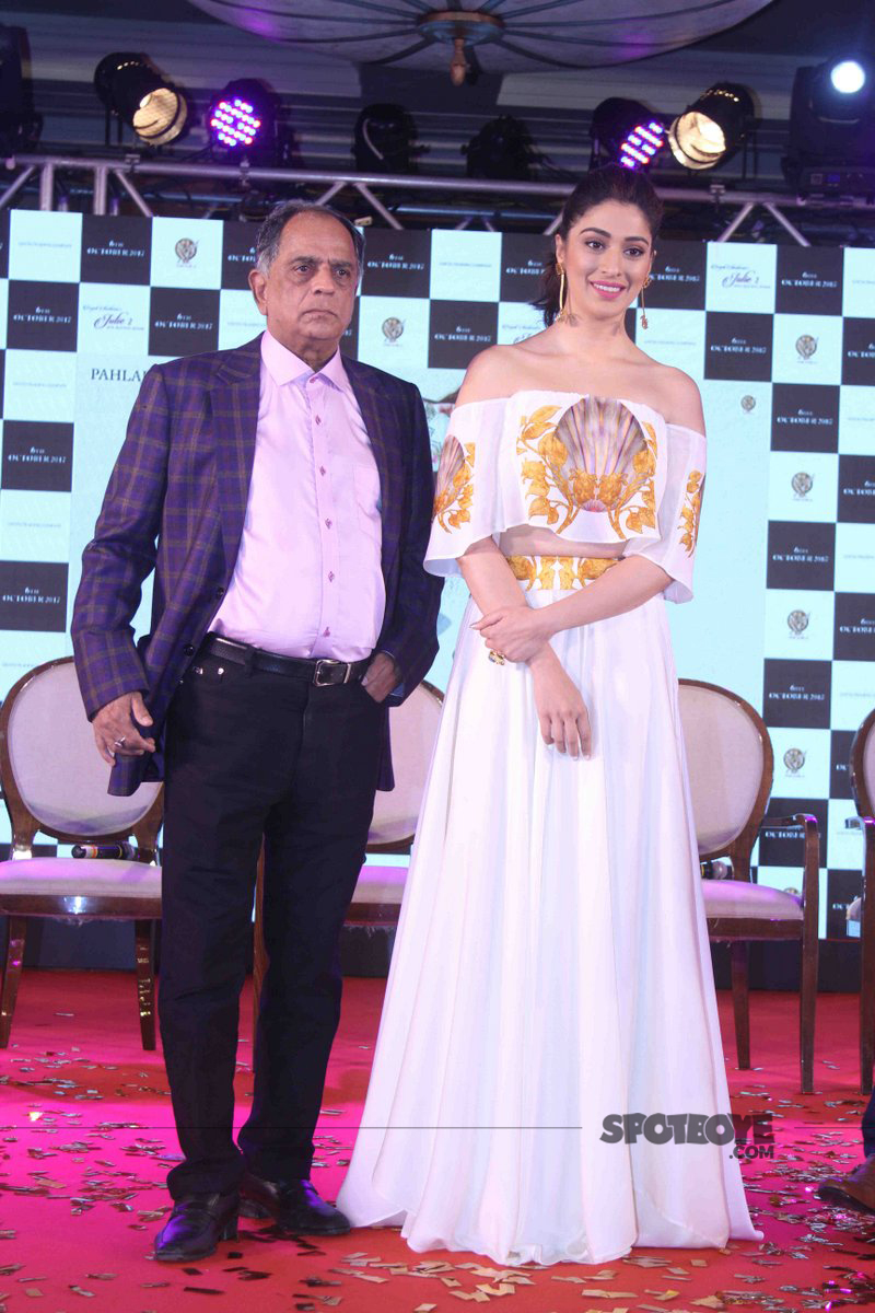 pahalaj nihalani and raai laxmi at the launch of julie 2