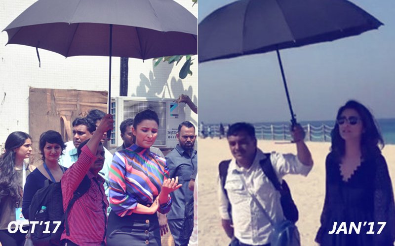 SHAME! 9 Months On, Parineeti Chopra’s Man Friday Is Still On Umbrella Duty