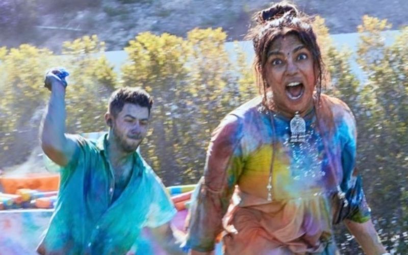 Priyanka Chopra Screams As Hubby Nick Jonas Launches A Colour Attack; Actress Say, ‘We Take Holi Very Seriously’- See PIC