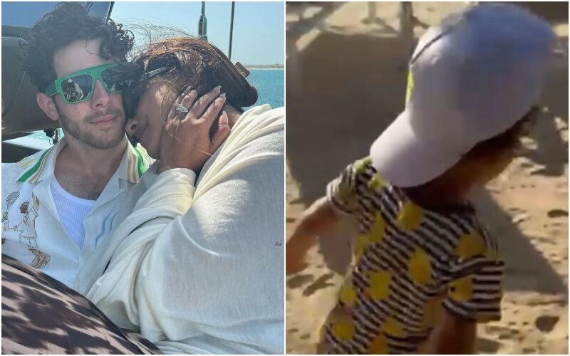 Priyanka Chopra Cuddles With Hubby Nick Jonas, Daughter Malti Marie Plays In The Sand; Actress Shares Glimpses Of Their Family Vacation
