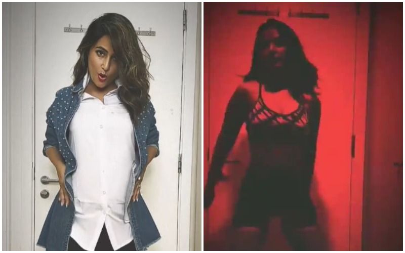 Hina Khan Takes On The Viral Silhouette Challenge; Her Sexy Moves In A Bralette And Shorts Leave Fans Awestruck- WATCH