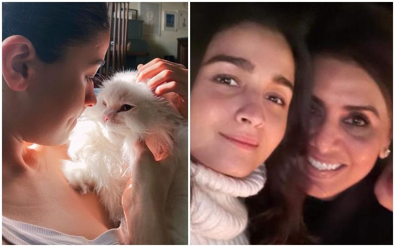 Neetu Kapoor Bonds With Alia Bhatt’s Cat Edward While The Actress Is Away In Maldives With Ranbir Kapoor; Shares A Pic With Her ‘New Friend’