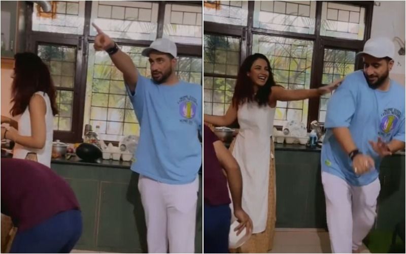 Bigg Boss 14’s Jasmin Bhasin Preps For Iftaar Feast Along With Aly Goni And His Family; Playfully Shoves Him As He Gives Out Orders To Her- VIDEO