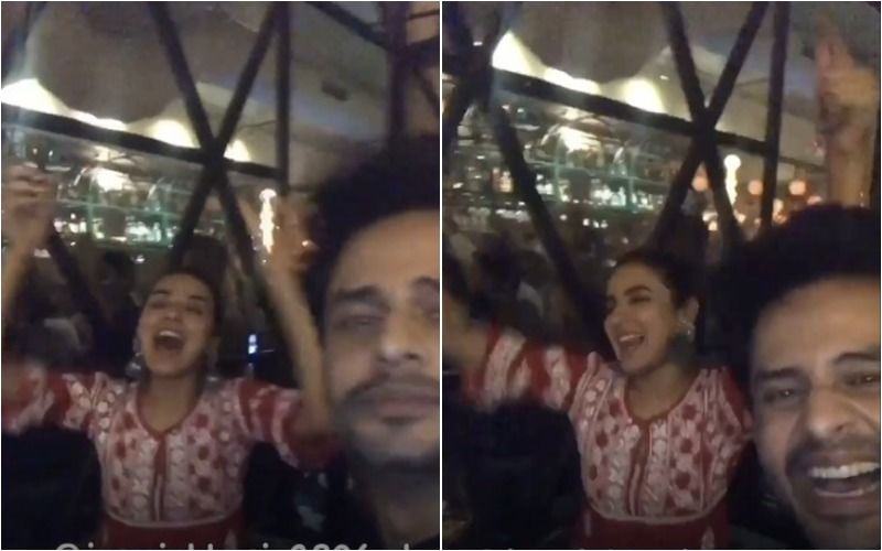 Bigg Boss 14: Jasmin Bhasin Enjoys A Night Out With Shardul Pandit; Turns Cheerleader For Aly Goni As She Dances To ‘Aly Da Pehla Number’- VIDEO
