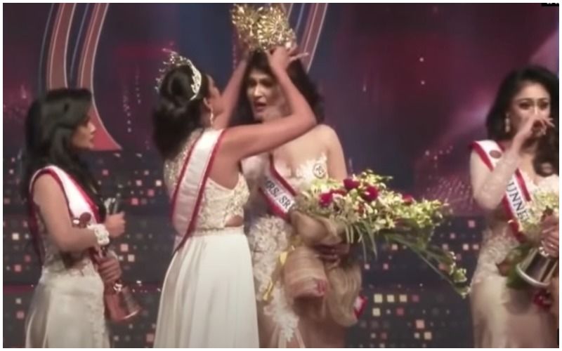 VIDEO Of Reigning Mrs World SNATCHING The Winner’s Crown At Mrs Sri Lanka Beauty Pageant Goes VIRAL; Fight Breaks Out On Stage- WATCH