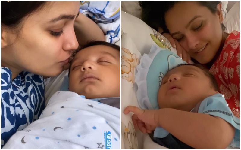 New Mommy Anita Hassanandani Showers Love On Her Baby Boy Aaravv; Sings Gayatri Mantra To Him In This Adorable Video- WATCH