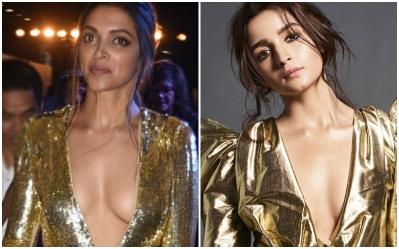 Deepika Padukone Vs Alia Bhatt: Which Hottie Pulled Off The Gold Foil Look Better?