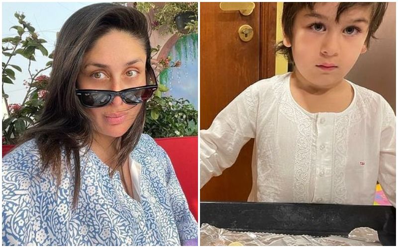 Kareena Kapoor Khan’s Son Taimur Ali Khan Turns Chef; Actress Gives A Sneak Peek Of Her ‘Favourite Boys’ Through TimTim’s Cookies