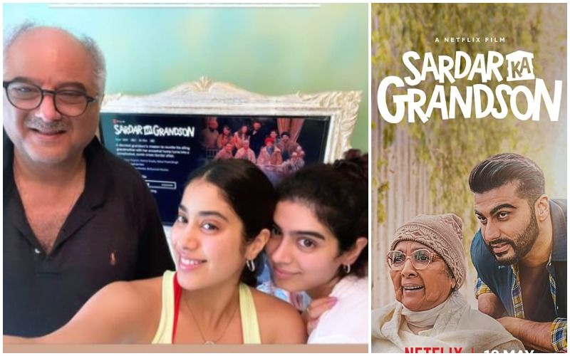 Sardar Ka Grandson: Malaika Arora, Janhvi Kapoor, Khushi Kapoor Cheer For Arjun Kapoor Starrer; Janhvi Says ‘Only Family Almost As Mad As Ours’