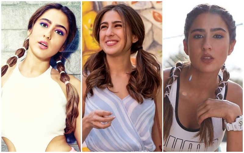 Sara Ali Khan Takes Us Back To School With These Adorable Two-Plait Looks!