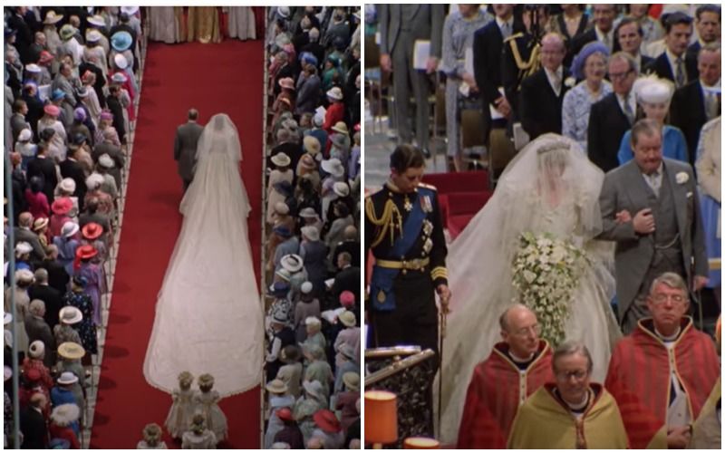 Princess Diana’s Iconic Wedding Dress With 25 Foot Train Goes On Display At Kensington Palace, 40 Years After She Married Prince Charles
