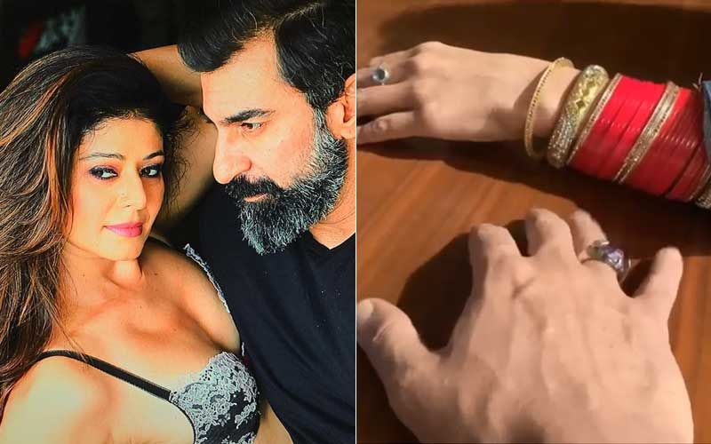 Newlywed Pooja Batra Flaunts Her Chooda After Secretly Marrying Boyfriend Nawab Shah In Srinagar