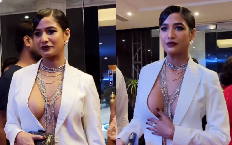 Poonam Pandey Goes BRALESS As She Flashes Her Ample Cleavage; Angry Netizen  Says 'Now Nudity Is A Fashion'-See Video