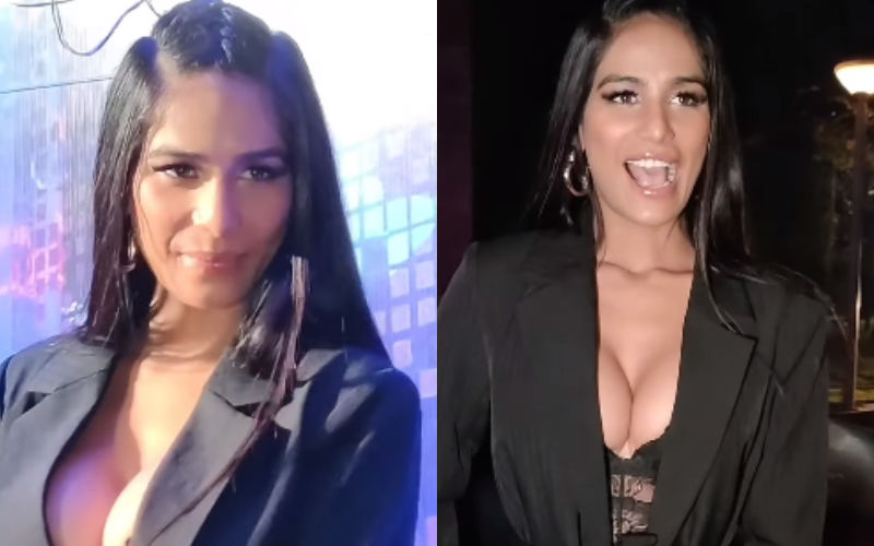 Poonam Pandey Mercilessly TROLLED For Showing Off Her Ample Cleavage While Posing For Media; Netizen Says ‘Kitni Gandhi Shakal Hai Iski’