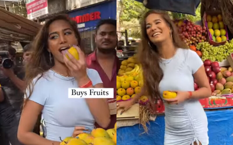 Poonam Pandey Gets Brutally TROLLED For Licking Mango On Road, Troll Calls Her 'Cheap And Vulgar'- See VIDEO