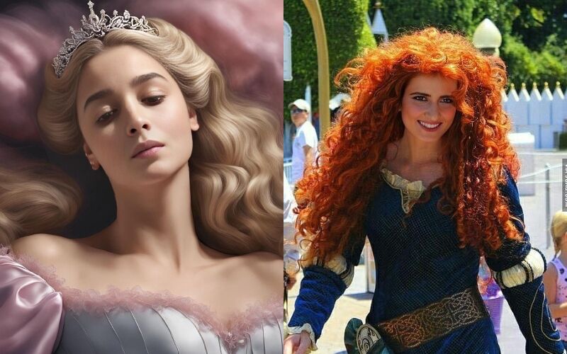 Alia Bhatt, Fatima Sana Shaikh To Khushi Kapoor - Here's How Bollywood Divas Look In The Avatar Of Disney Princesses