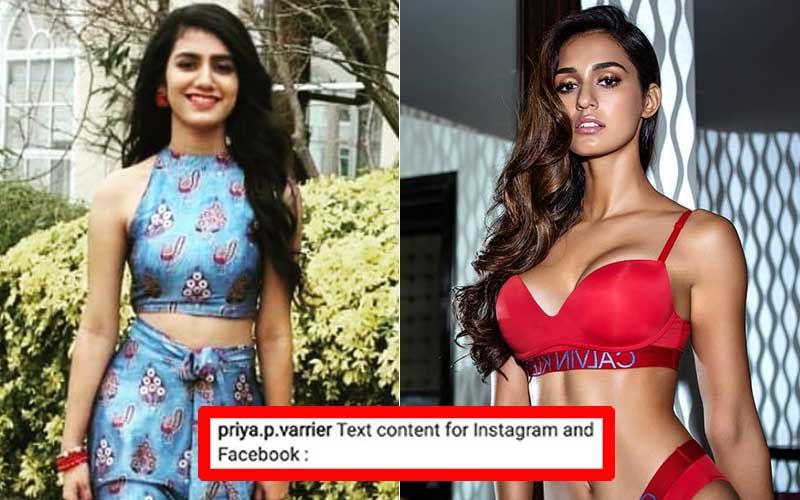 After Disha Patani, Wink Girl Priya Prakash Varrier Goofs-Up In Copy And Pasting Instagram Post