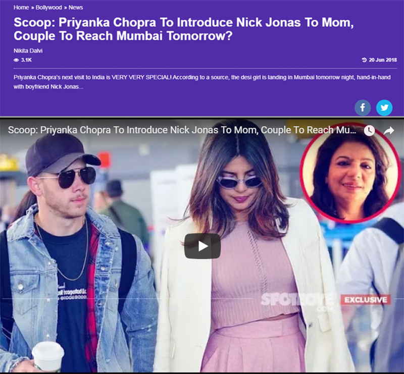 priyanka chopra nick jonas screen shot