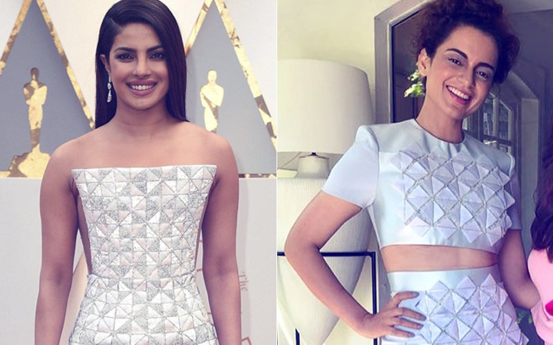Cannes 2018: Kangana Ranaut Takes Inspiration From Priyanka Chopra’s Oscar 2017 Gown