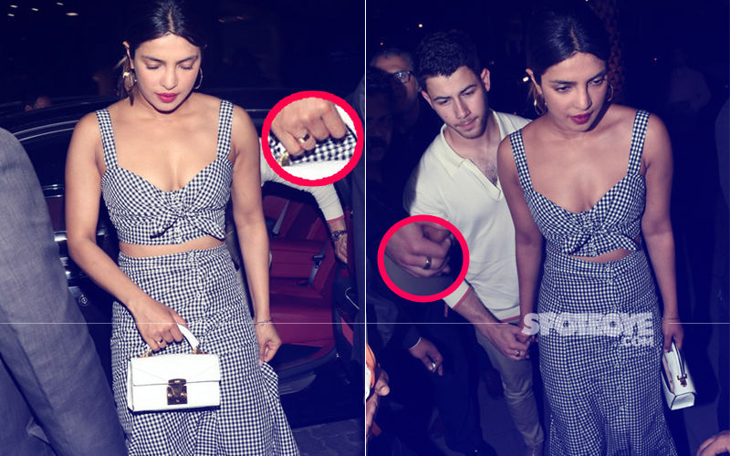 What's On The Finger? Priyanka Chopra & Nick Jonas Are Wearing ‘Love’ Bands!