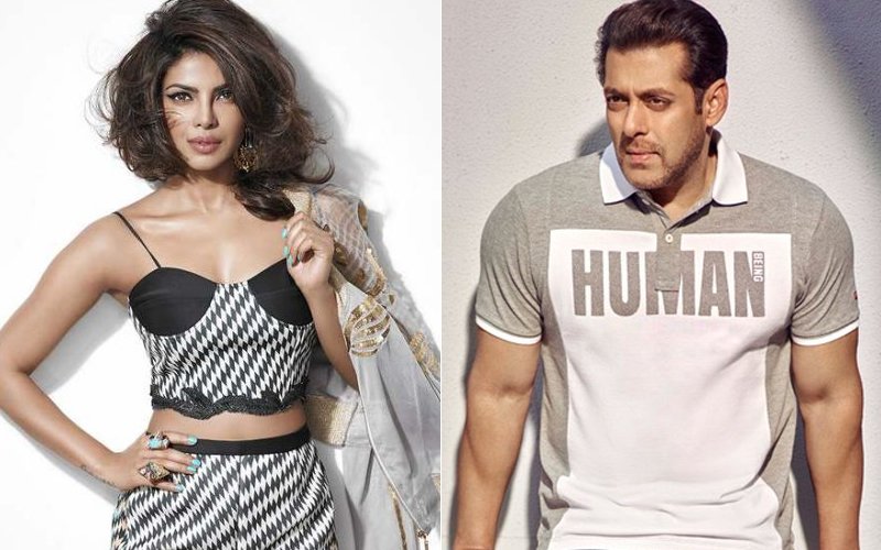 priyanka chopra and salman khan pose